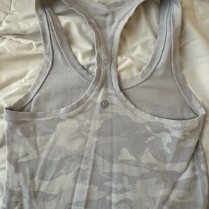 lululemon athletica Gray Camo Tank Top